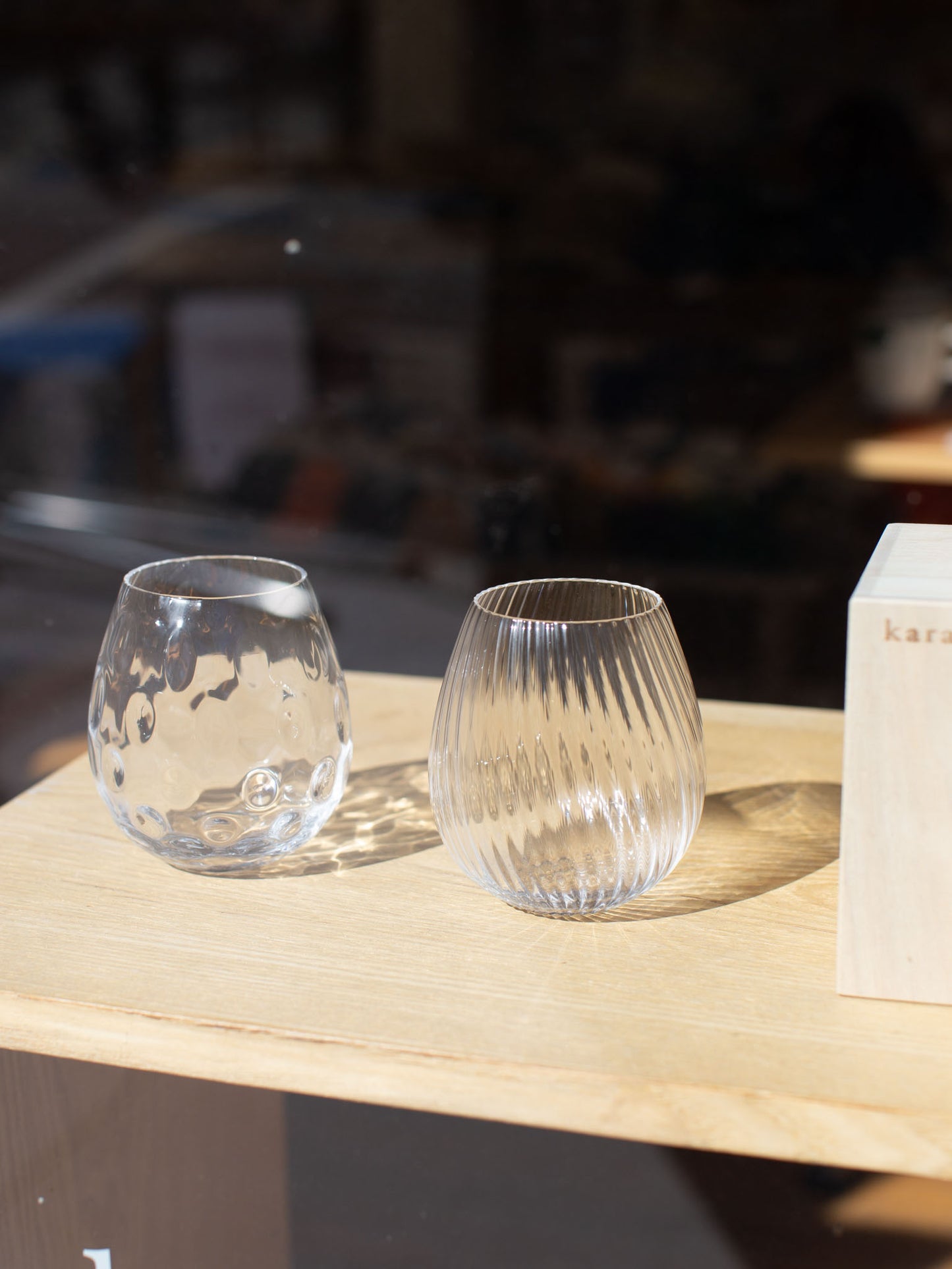 HIROTA KARAI Glass Tumbler - Bubble/Line