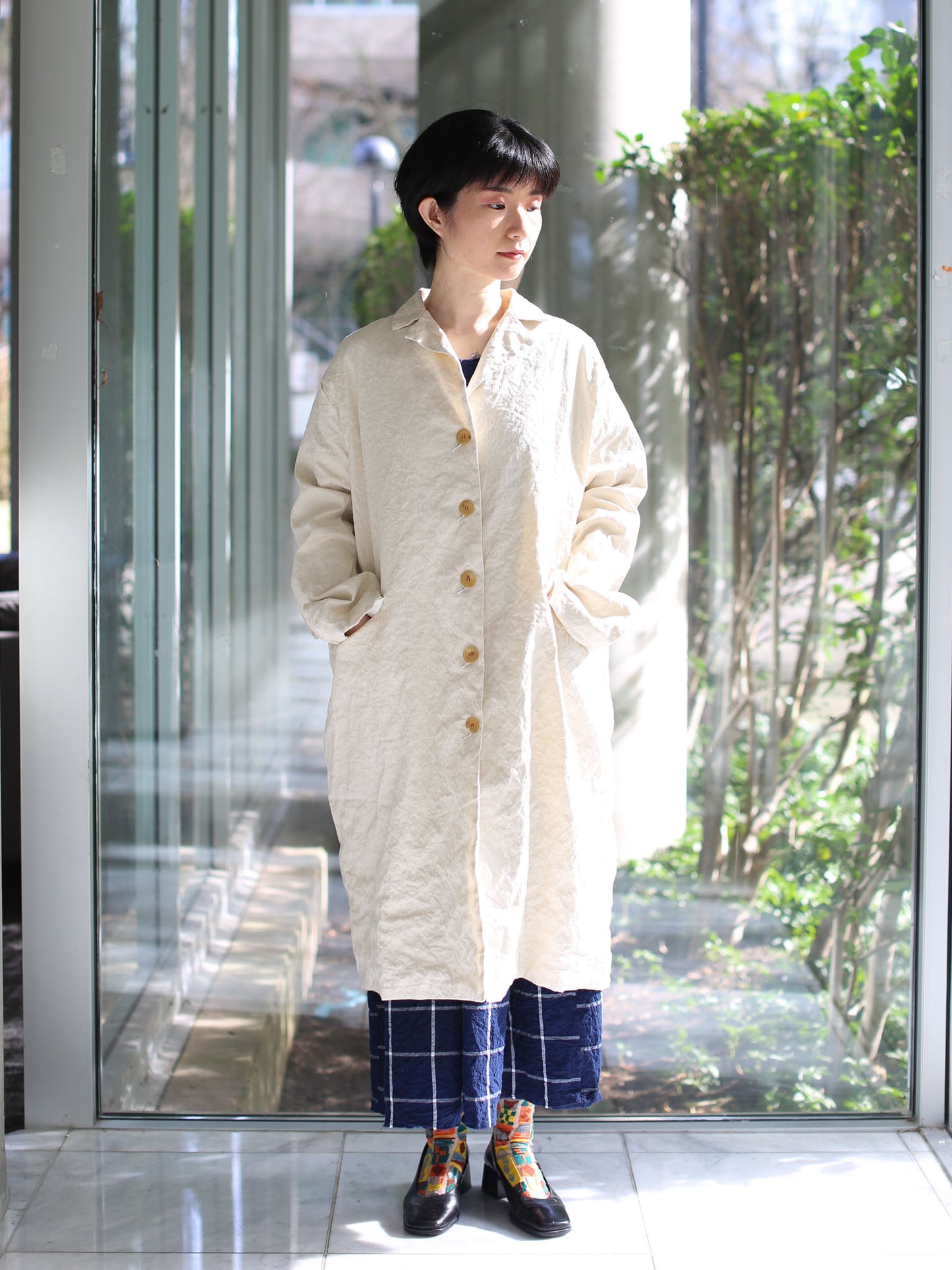 Hannoh Wessel Coat Chloe - Natural