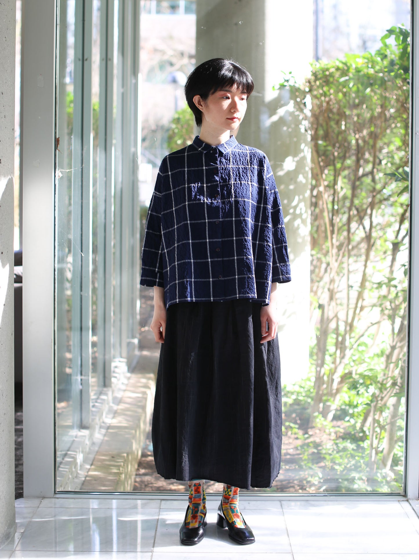 Hannoh Wessel Shirt Savannah - Navy Check