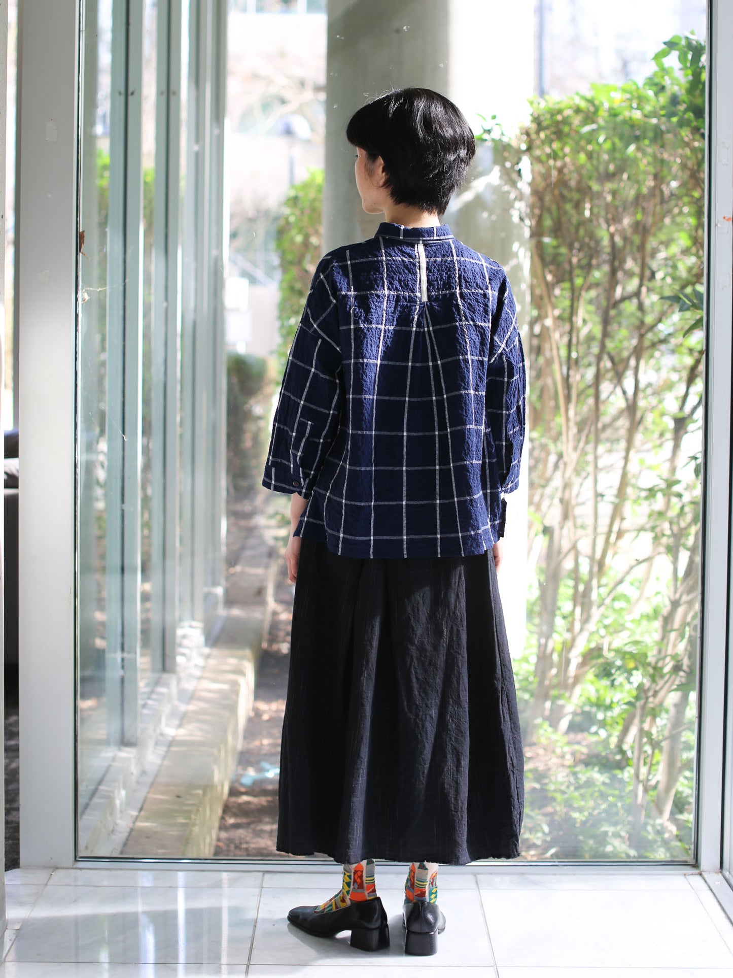 Hannoh Wessel Shirt Savannah - Navy Check