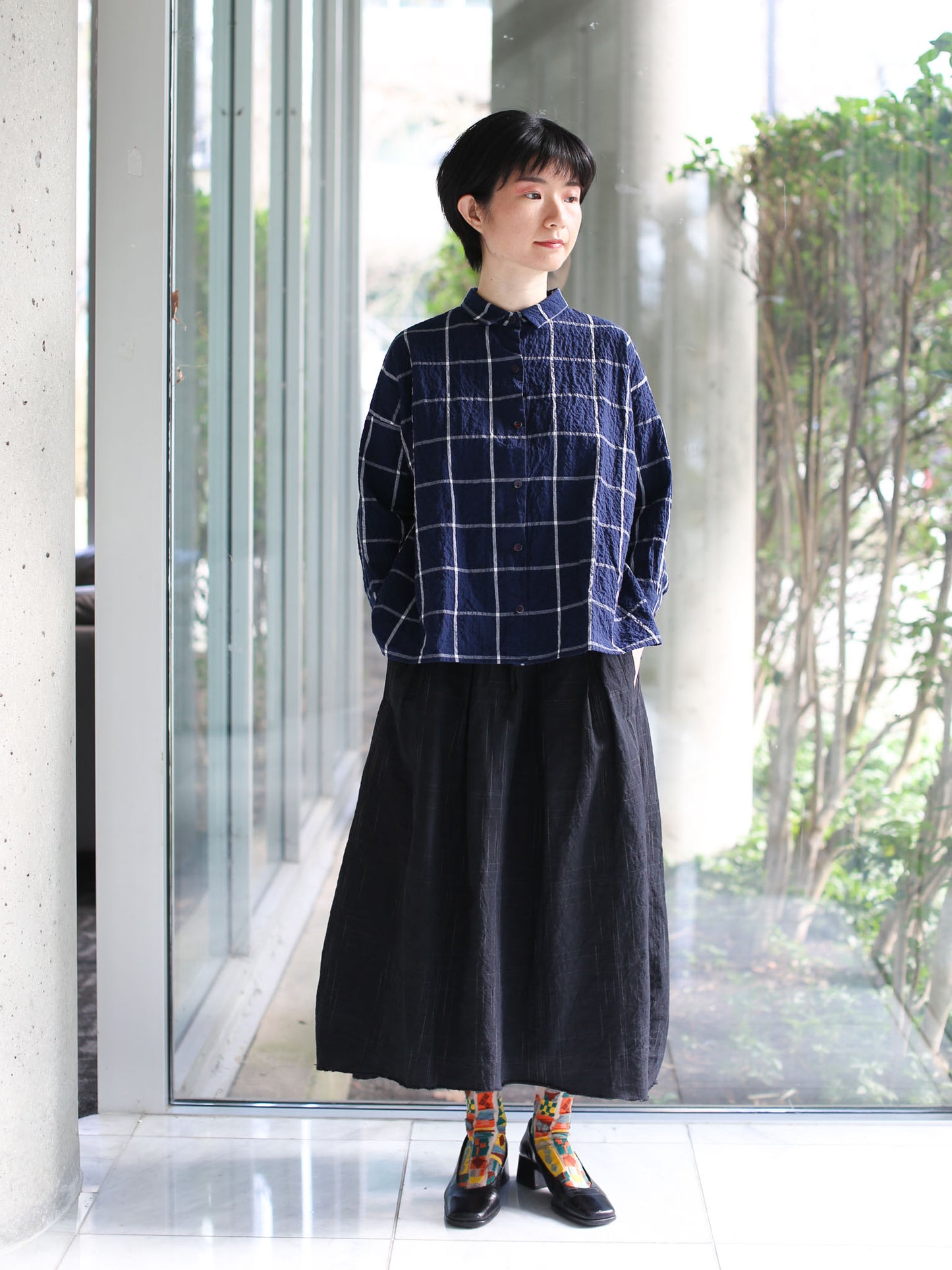 Hannoh Wessel Shirt Savannah - Navy Check