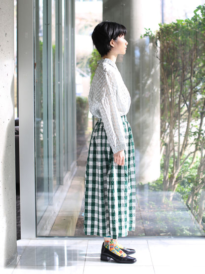 Hannoh Wessel Skirt Joquise - Green Check