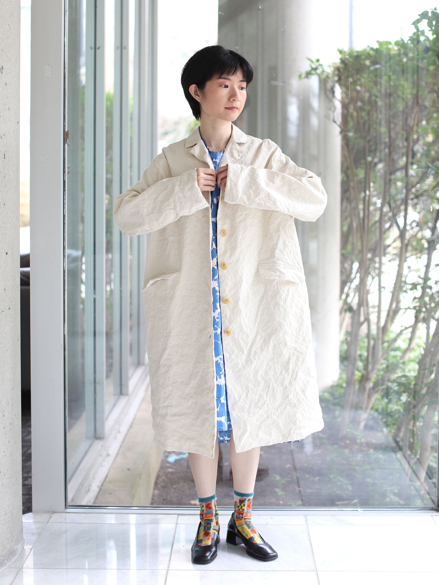 Hannoh Wessel Coat Chloe - Natural