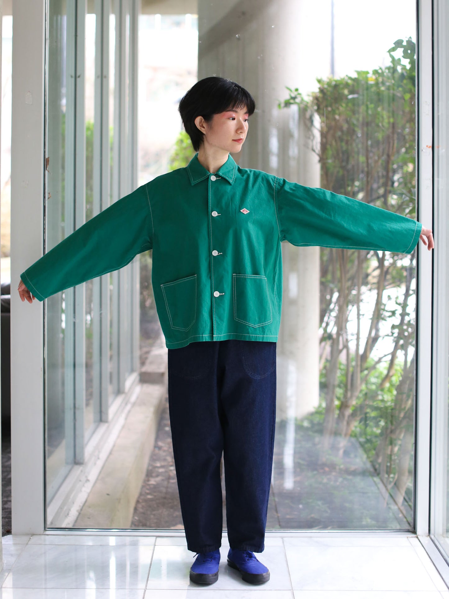 DANTON Shirt Coveralls-Green