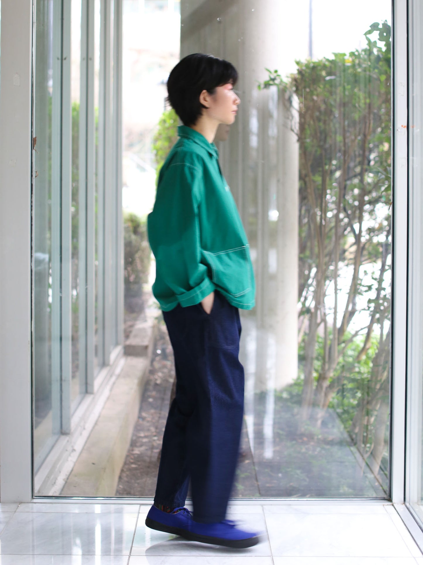 DANTON Shirt Coveralls-Green