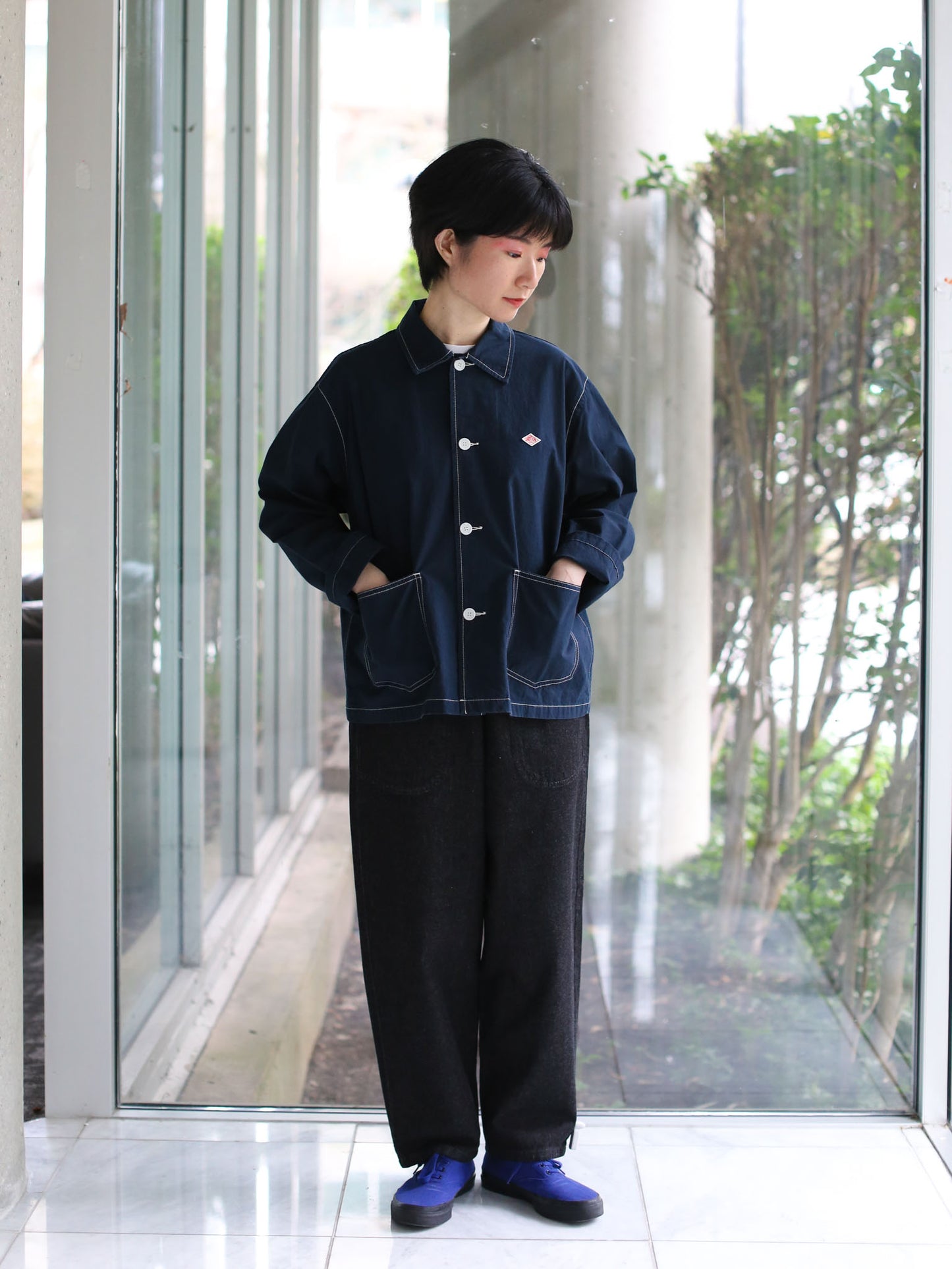 DANTON Shirt Coveralls - Dark Navy