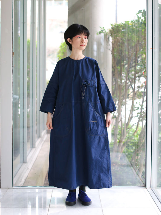 And Wander CORDURA Cotton Dress - Navy