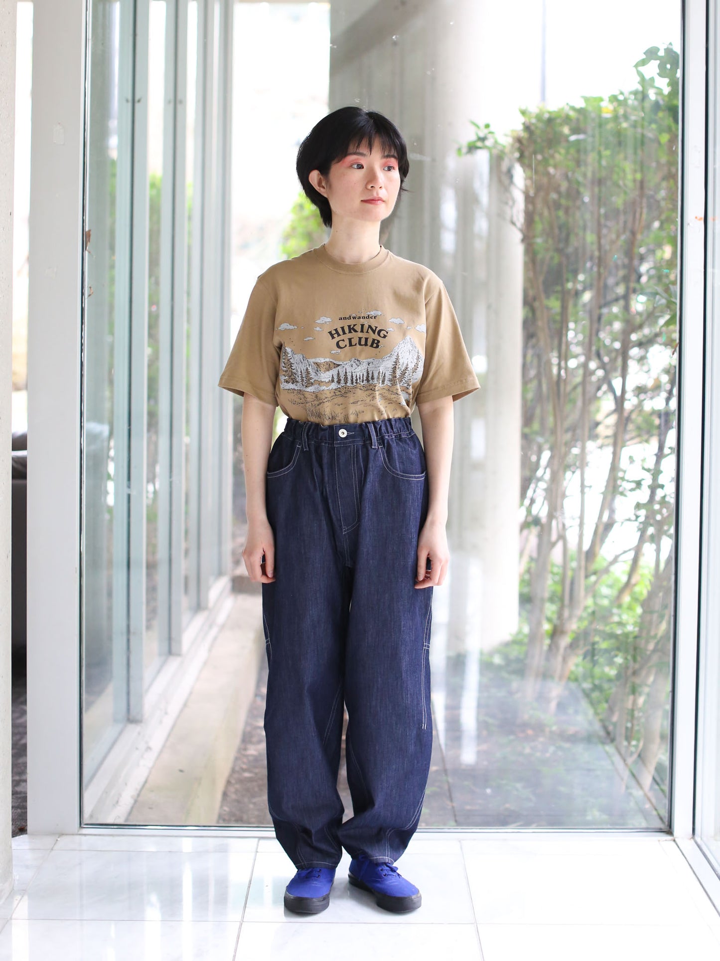 And Wander Dry Easy Denim Wide Pants