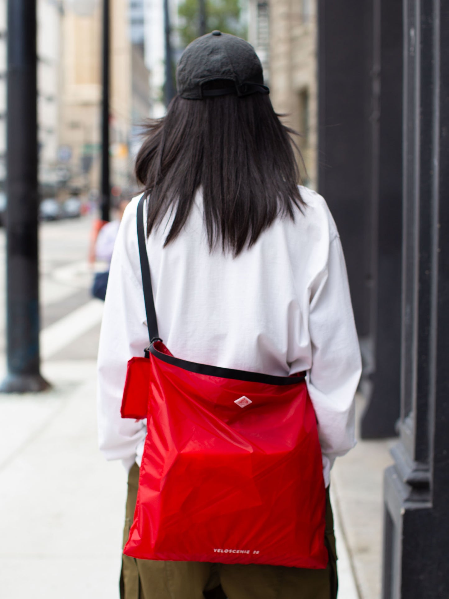 Danton Cordura Shoulder Bag [VELOSCENIE 20] - Red