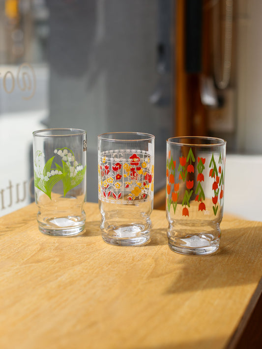 Aderia Retro Drinking Glass (3 styles)