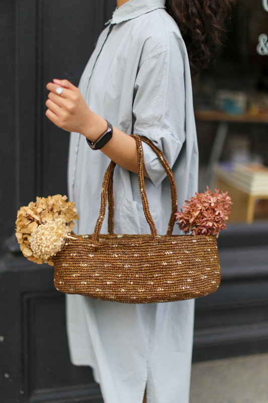 Sophie Digard Handmade Bag - Olive Drab (S284/CR)