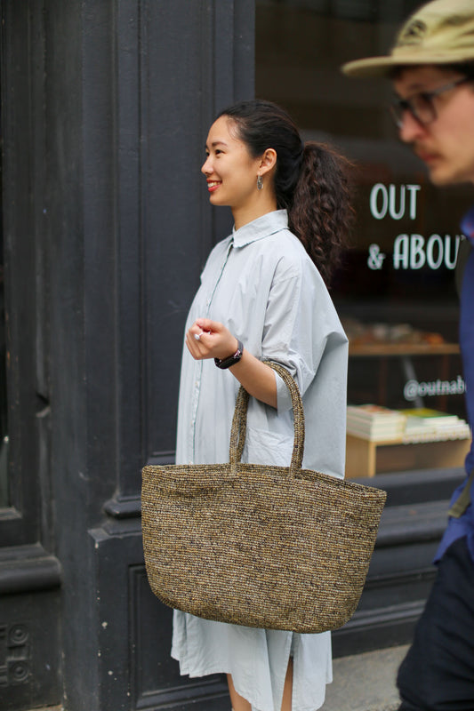 Sophie Digard Handmade Bag - Moss (S084/CR)