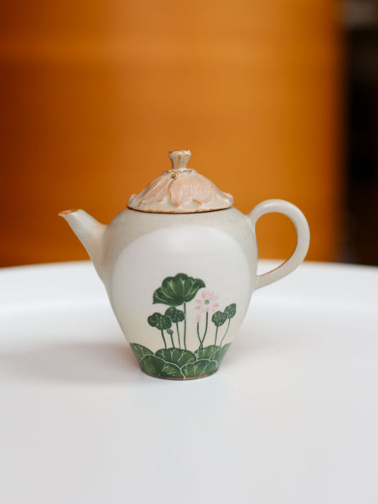 Pink Lotus Teapot by Otani Momoko (大谷桃子)