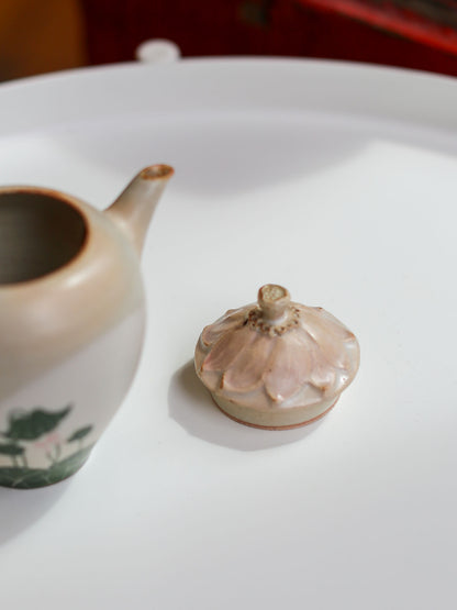 Pink Lotus Teapot by Otani Momoko (大谷桃子)