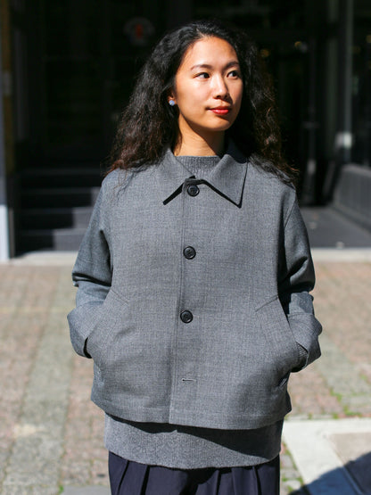 Nicholson & Nicholson Romeo Wool Jacket - Heavy Gray