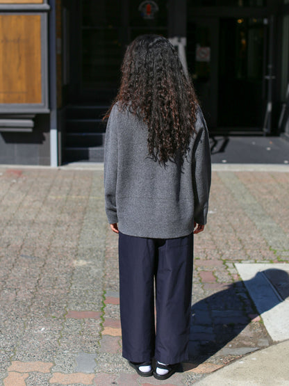 Nicholson & Nicholson Wavy Wool Knitted Sweater - Gray