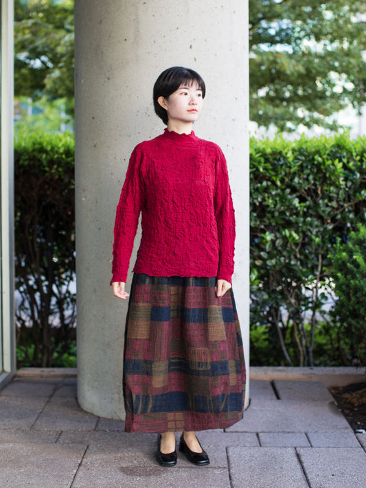 M. & Kyoko Knitted Pullover - Red - 1451