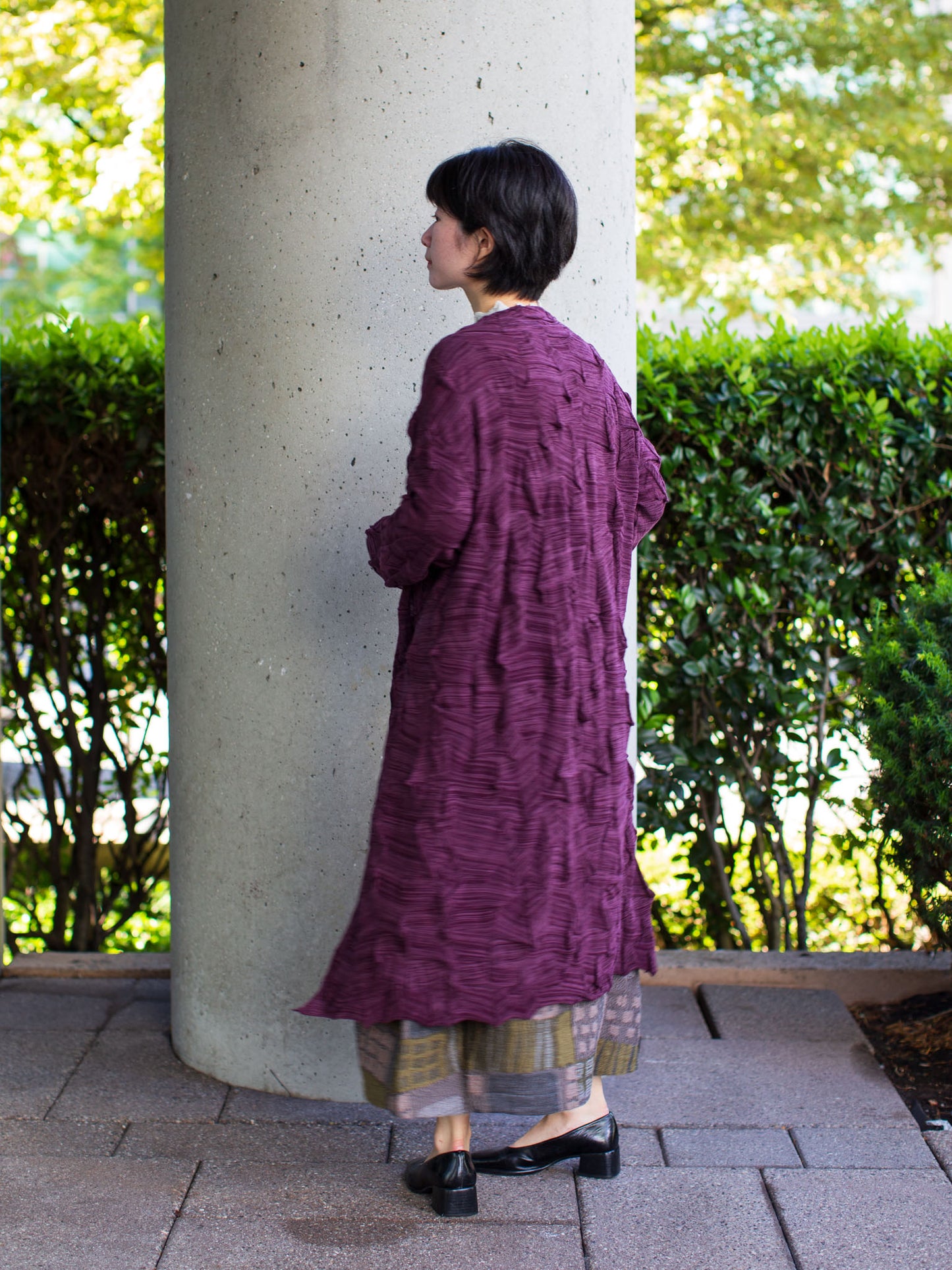 [50% off] Fuga Fuga Knitted Cardigan - Purple - 7449