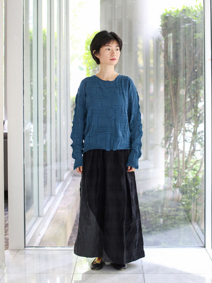 M. & Kyoko Knitted Pullover - Dark Blue (1461)