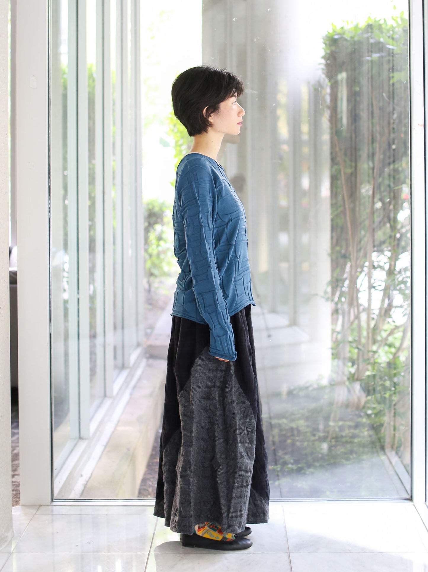 M. & Kyoko Knitted Pullover - Dark Blue (1461)