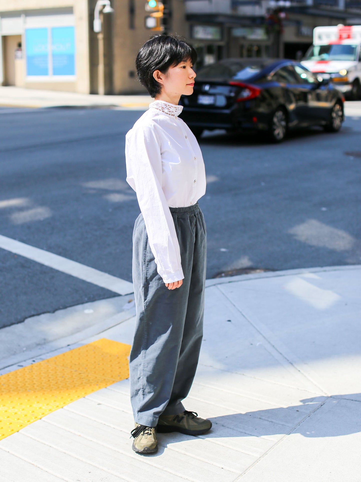 Hannoh Wessel Pants Pedra - Zinc