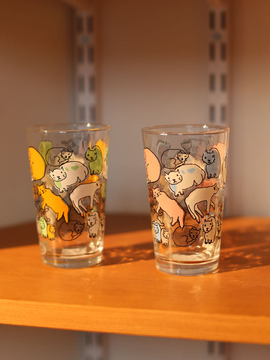 Aderia Cat Glass - 2 Colours