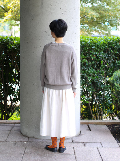 evam eva Wool Lily Cardigan - Silver Sage