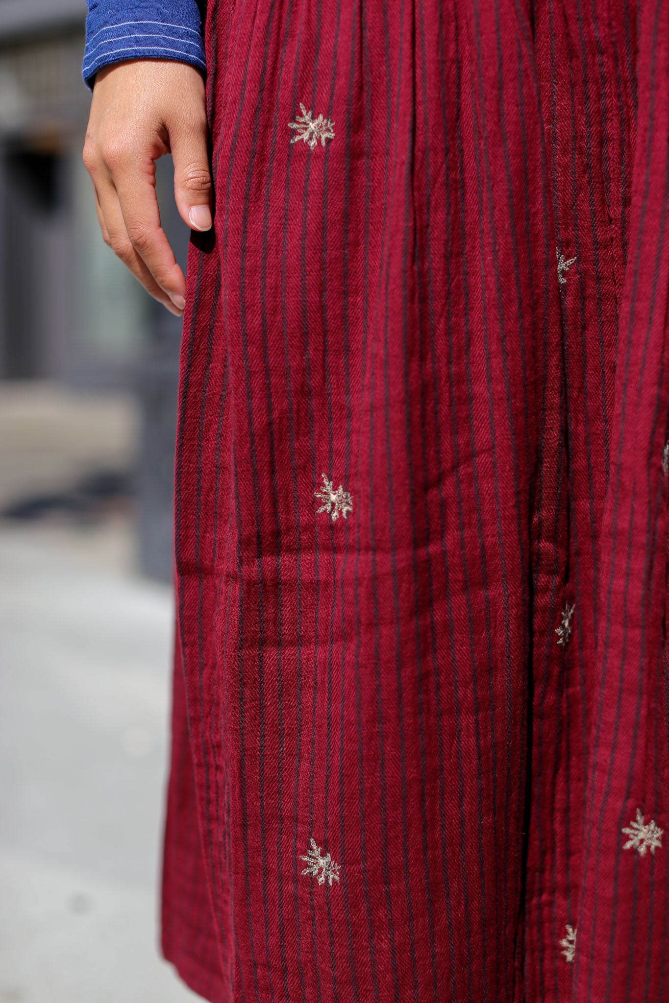 Bsbee Manti Skirt- Combs Cherry