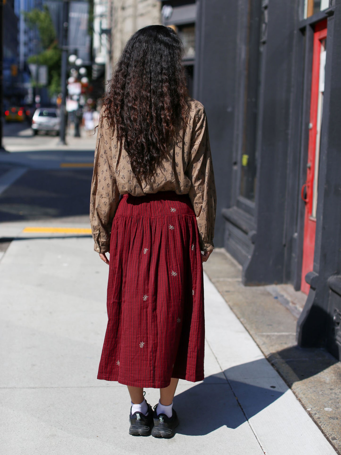 Bsbee Manti Skirt- Combs Cherry