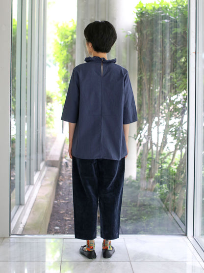 A Punto B Cropped Pants - Navy Blue