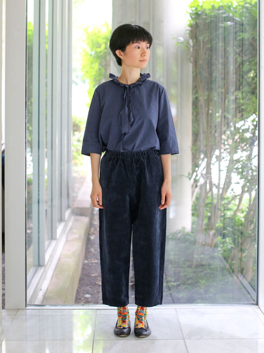 A Punto B Cropped Pants - Navy Blue