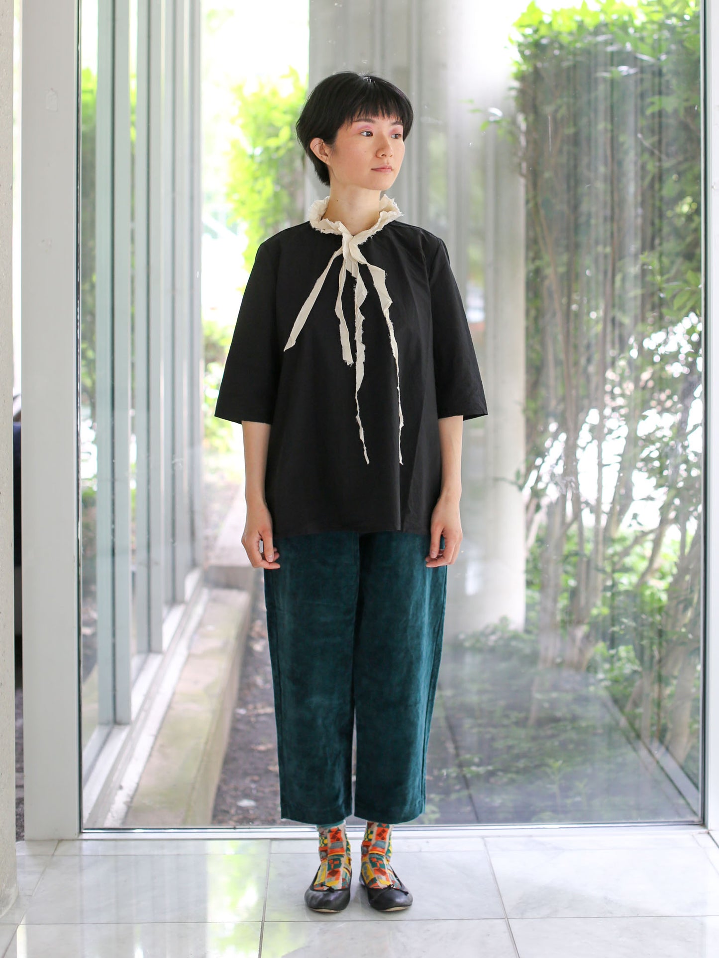 A Punto B Shirt - Black/Natural