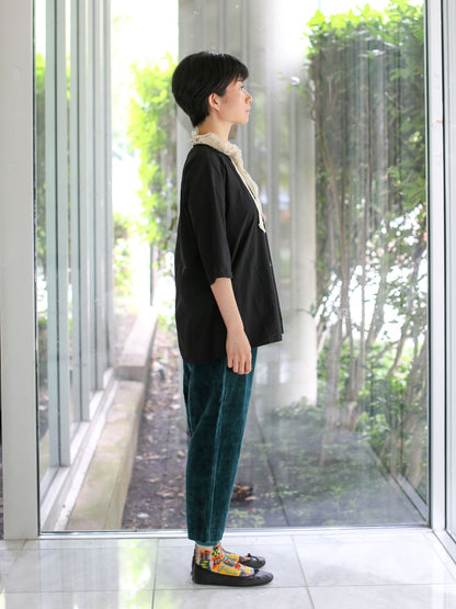 A Punto B Cropped Pants - Peacock Blue