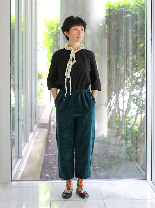 A Punto B Cropped Pants - Peacock Blue