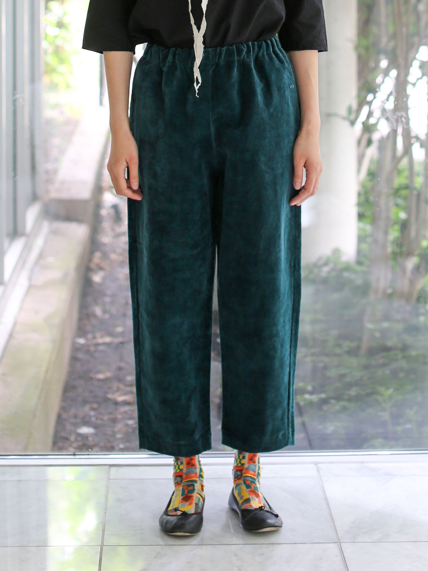 A Punto B Cropped Pants - Peacock Blue