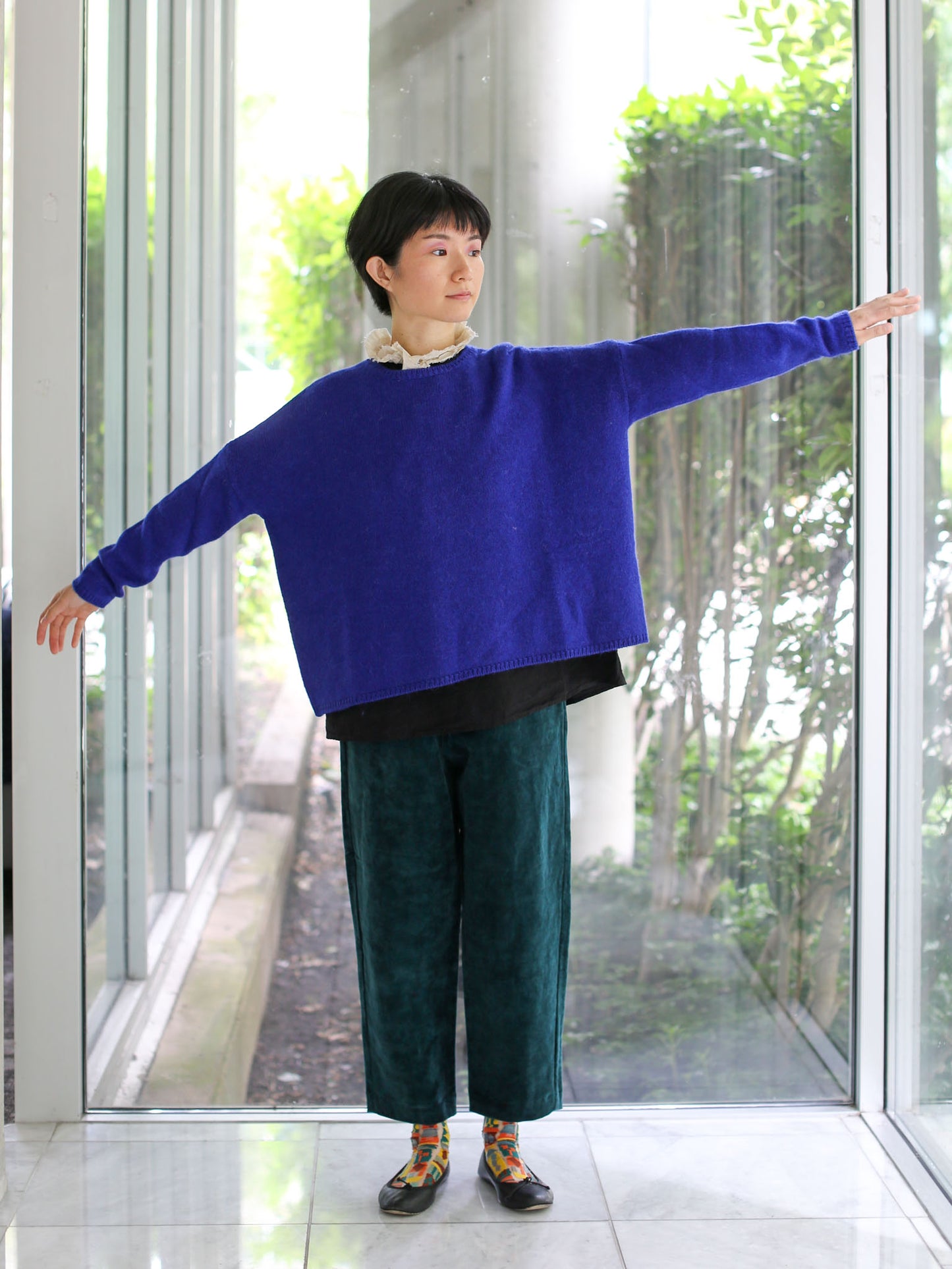 A Punto B Knitwear P1890/TS932 Electric Blue