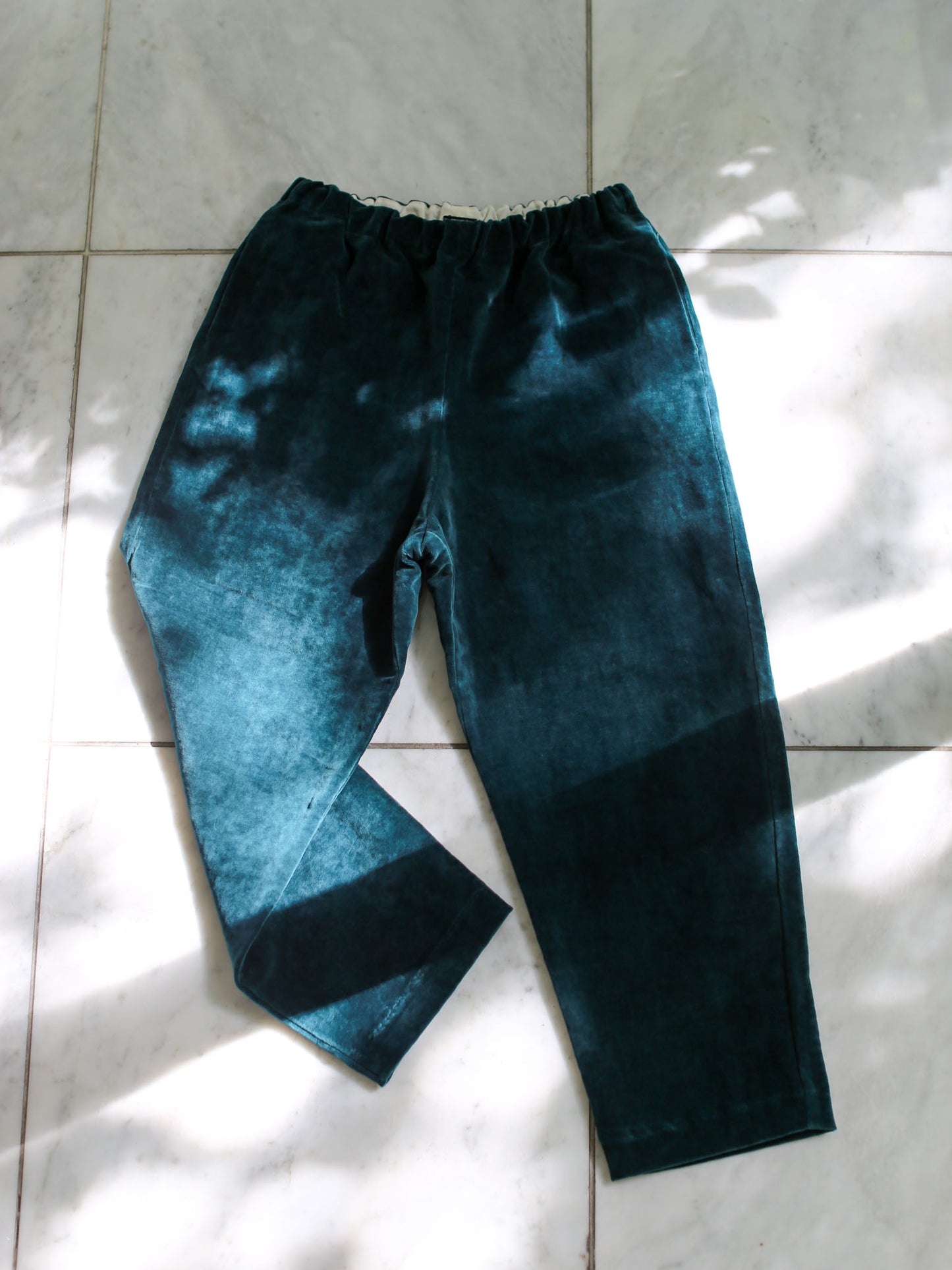 A Punto B Cropped Pants - Peacock Blue