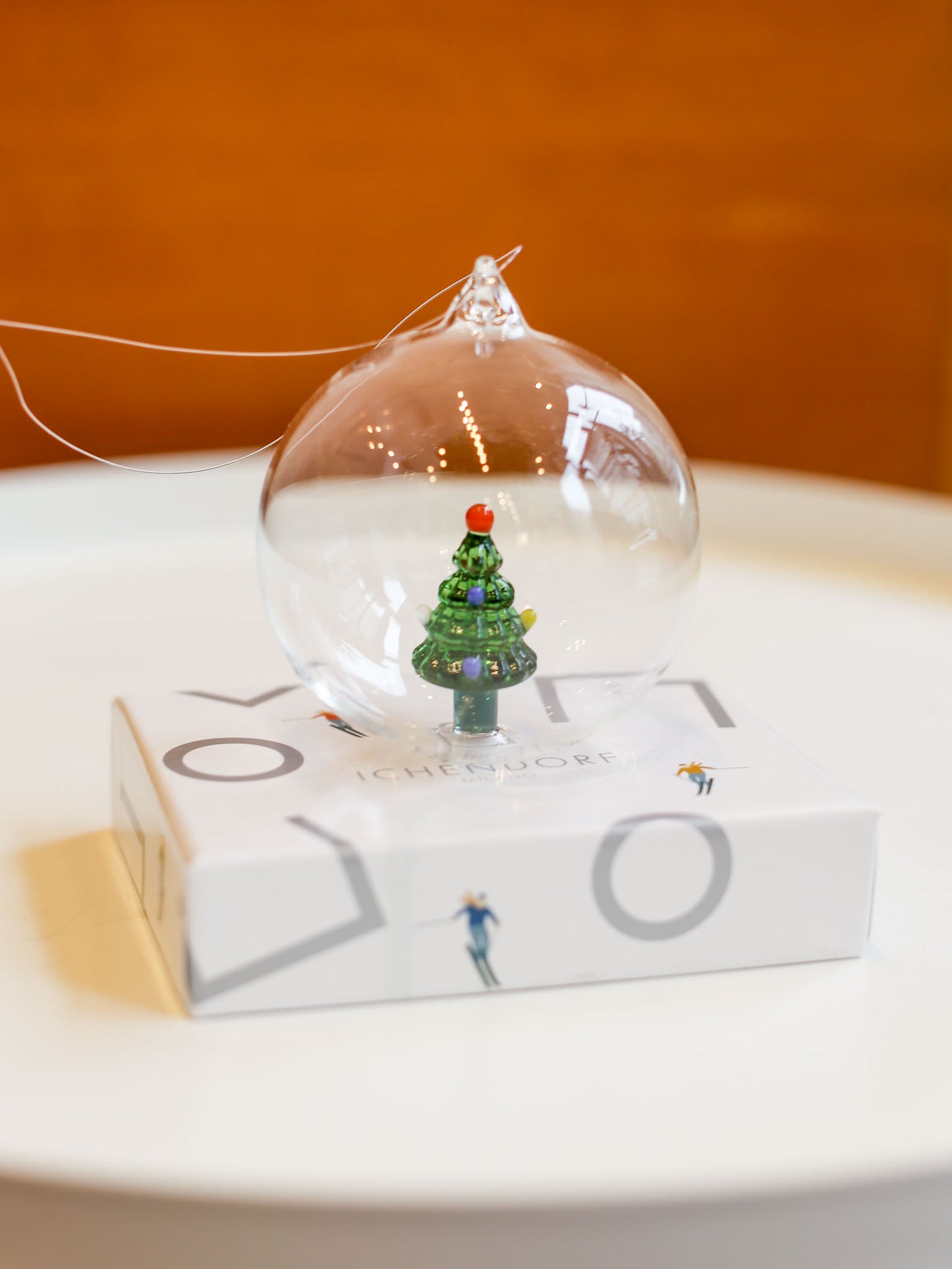 ICHENDORF Milano Glass Ornament for Christmas Tree