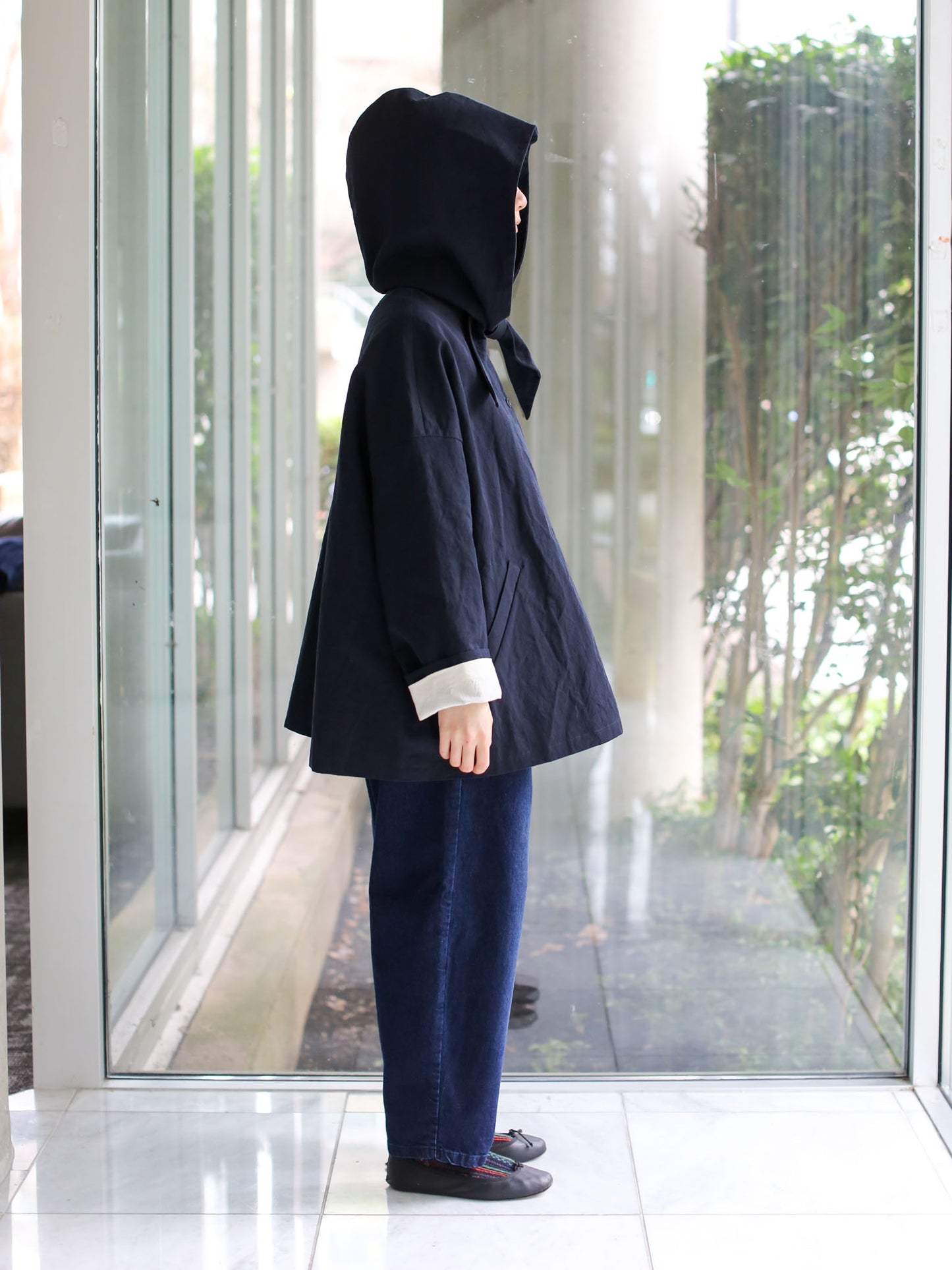 Apuntob Jacket with Hood - Abisso