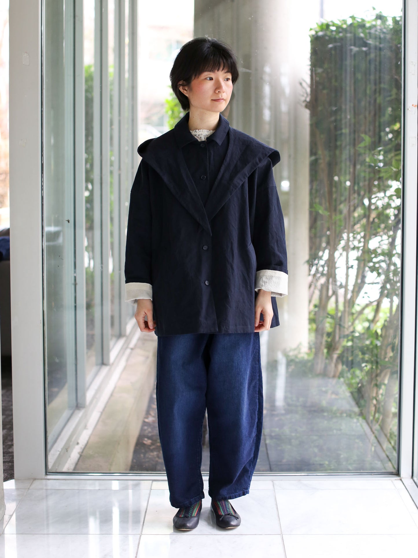 Apuntob Jacket with Hood - Abisso