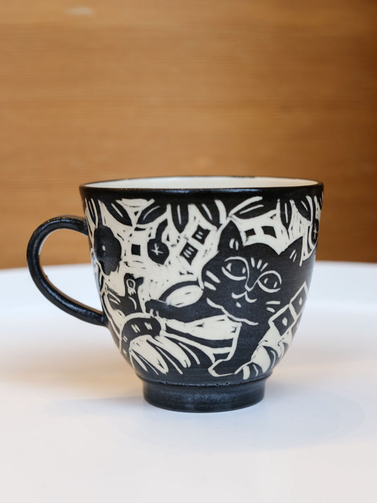 Misao Yajima Kakiotoshi Mug - No.18 (矢島操)