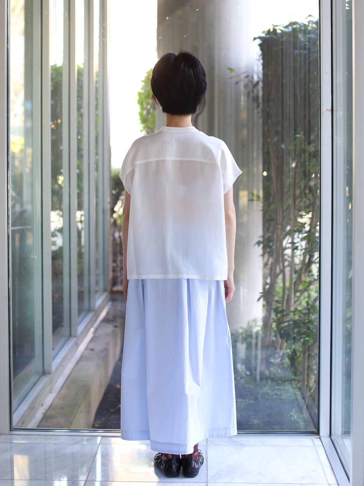 Nicholson & Nicholson Ray Silk Shirt - Off-white