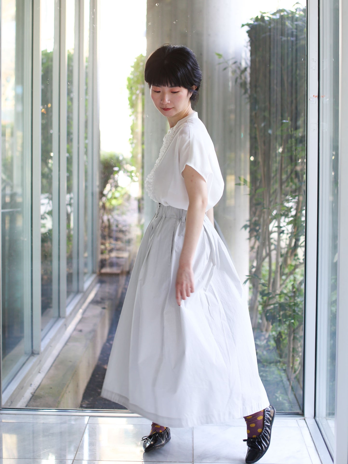 Nicholson & Nicholson Mira-W Skirt - Khaki Check