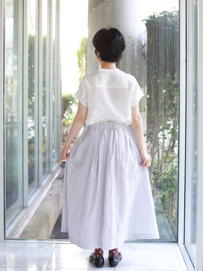 Nicholson & Nicholson Mira-CC Skirt - Grey Stripe