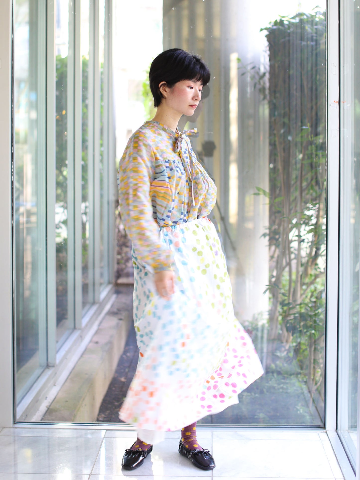 Injiri Herbarium Polka Dot - Skirt 132
