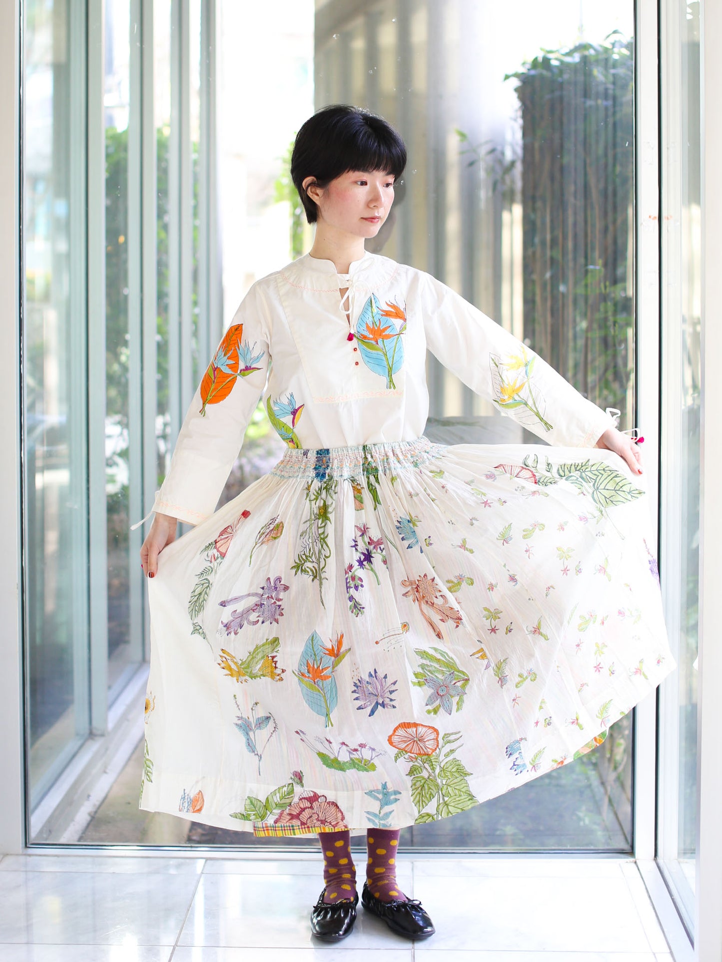 Injiri Herbarium Skirt - 133