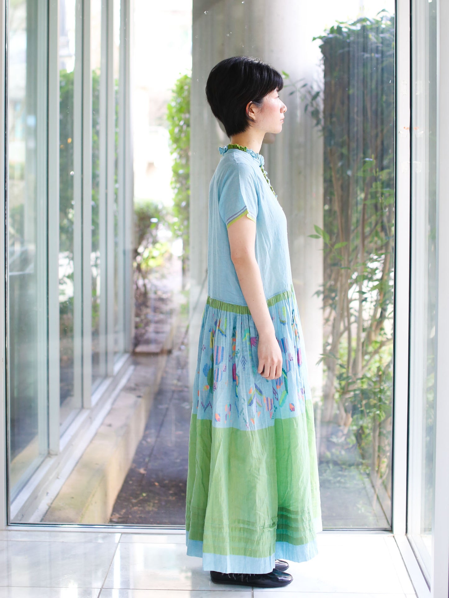 Injiri Herbarium Blue Dress - 14