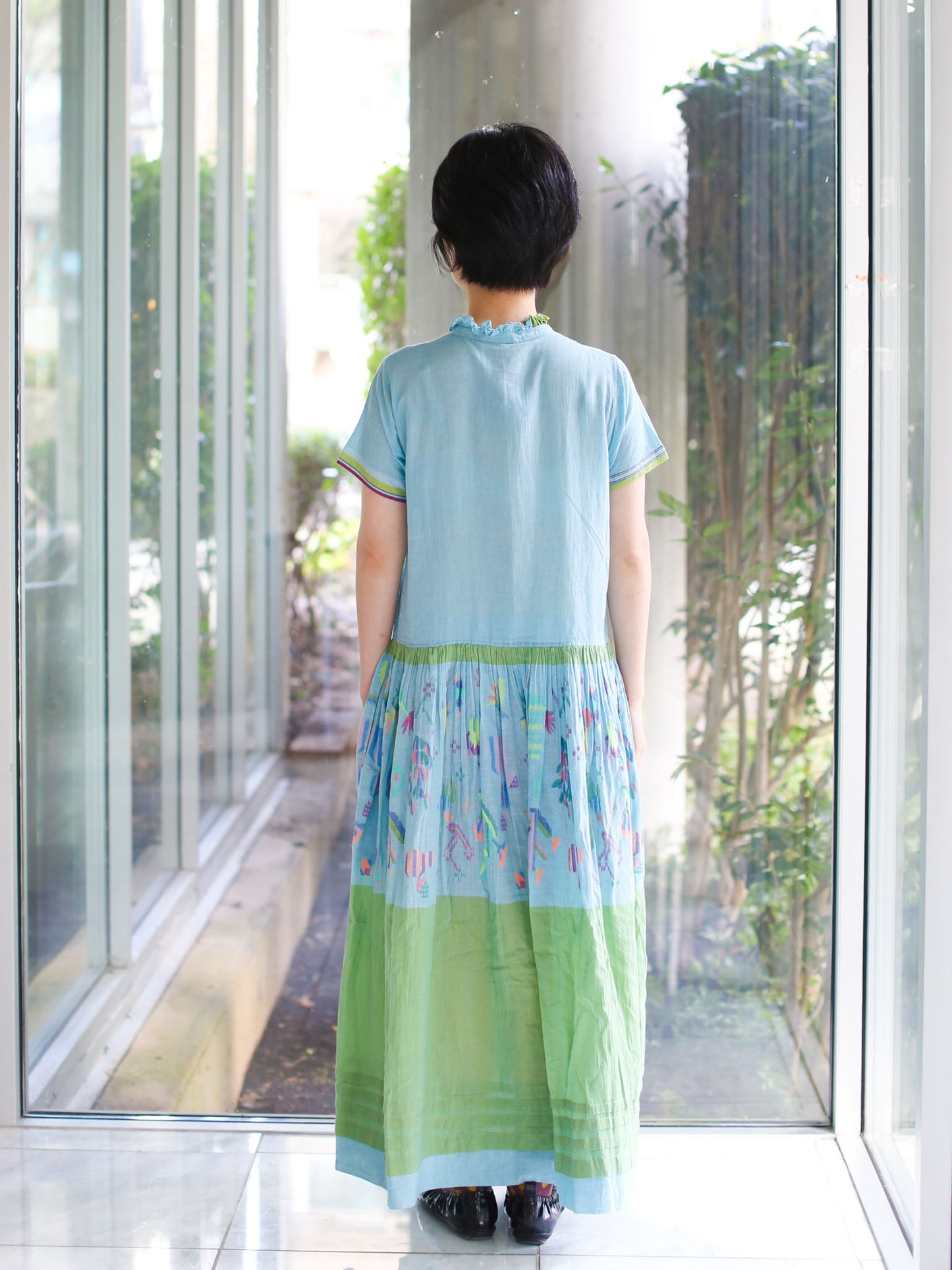 Injiri Herbarium Blue Dress - 14