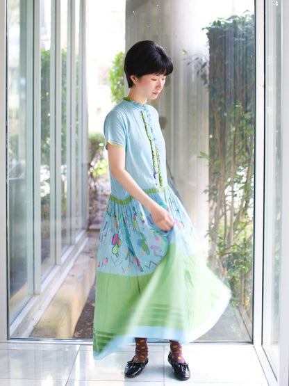 Injiri Herbarium Blue Dress - 14