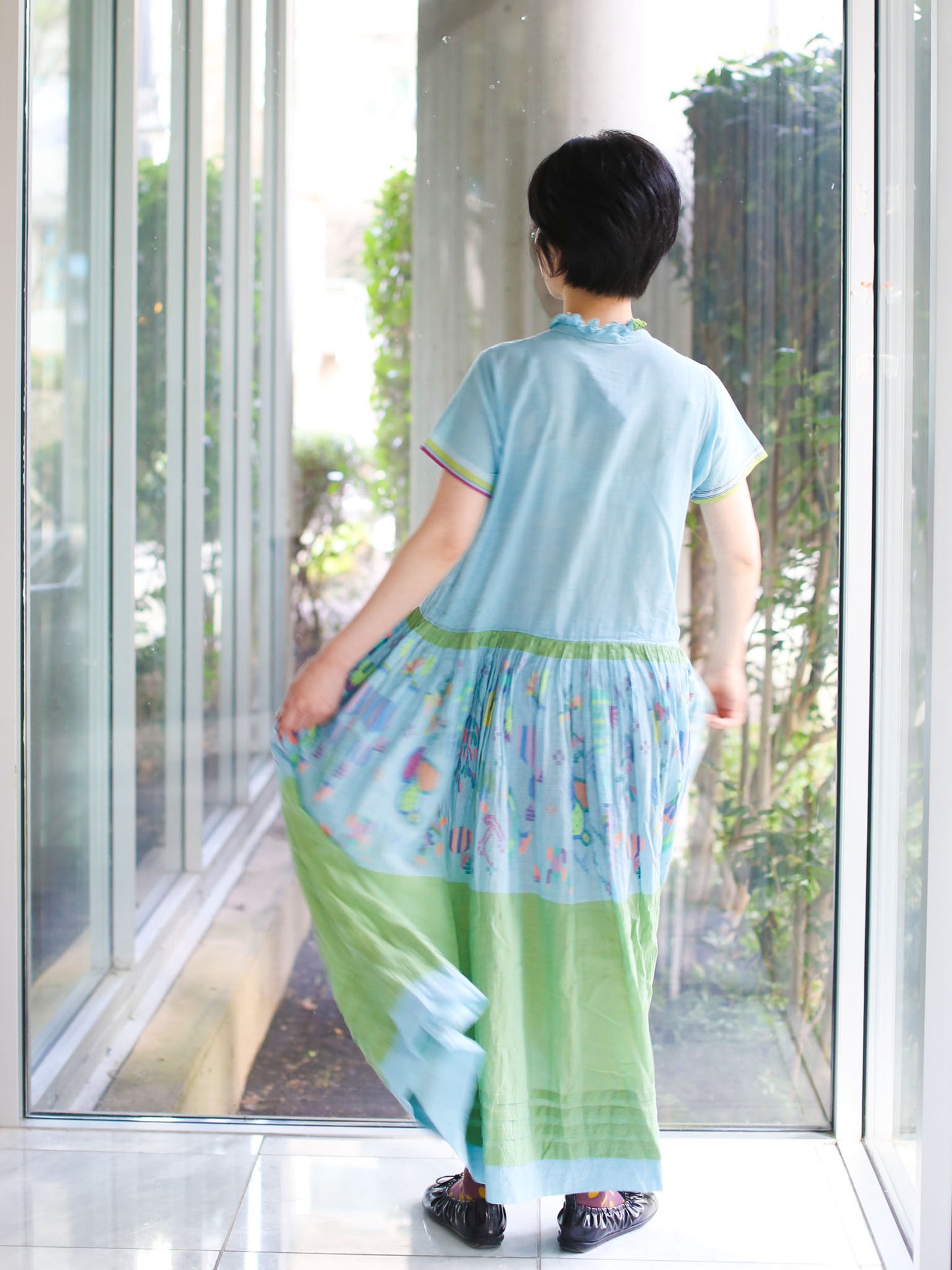 Injiri Herbarium Blue Dress - 14